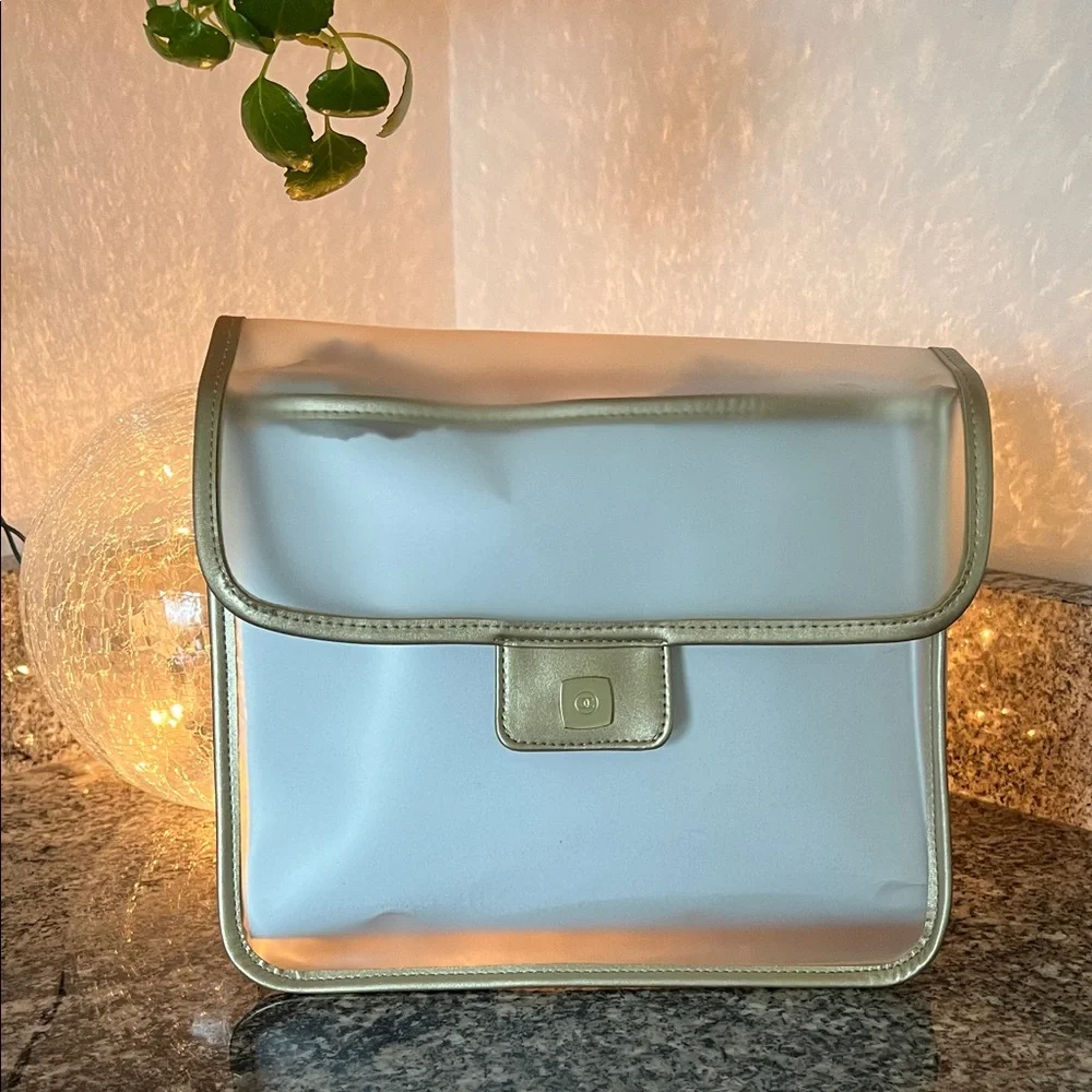 Chanel Vinyl Skincare Cosmetics Pouch
